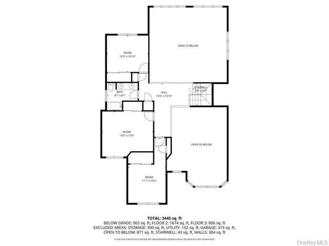 a picture of a bench in the wall