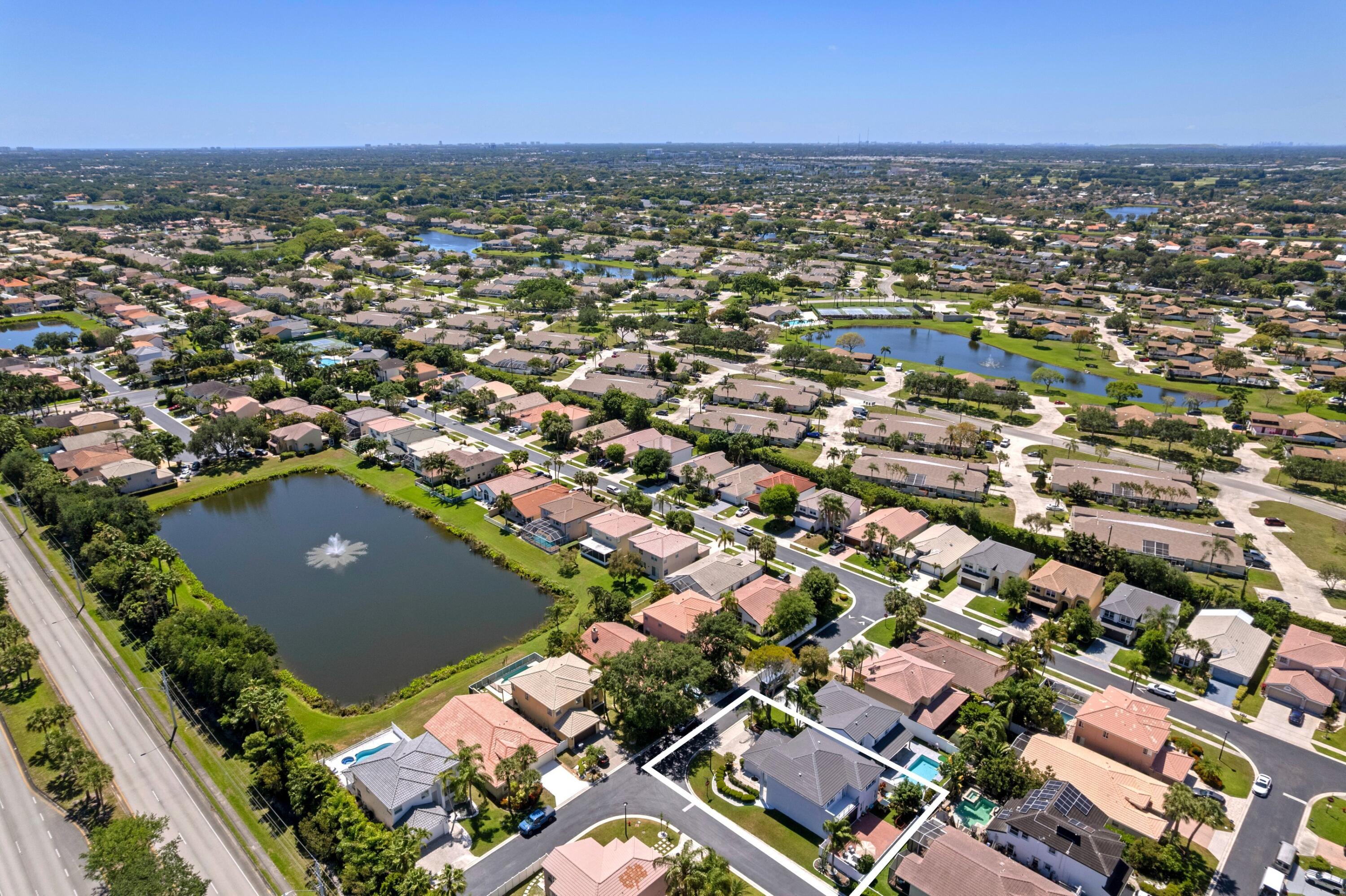 18037 Mambo Drive Boca Raton, FL 33496 - Photo 3 of 56 Aerial Neighborhood View