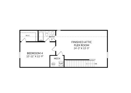 Easton 2nd Floor with Finished Flex and