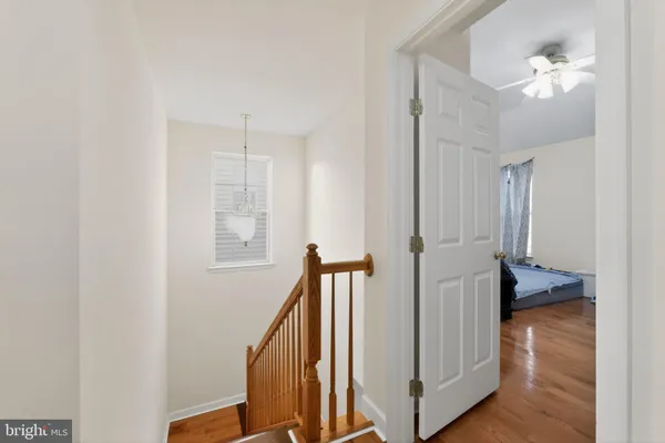 a view of a hallway with interior of the house