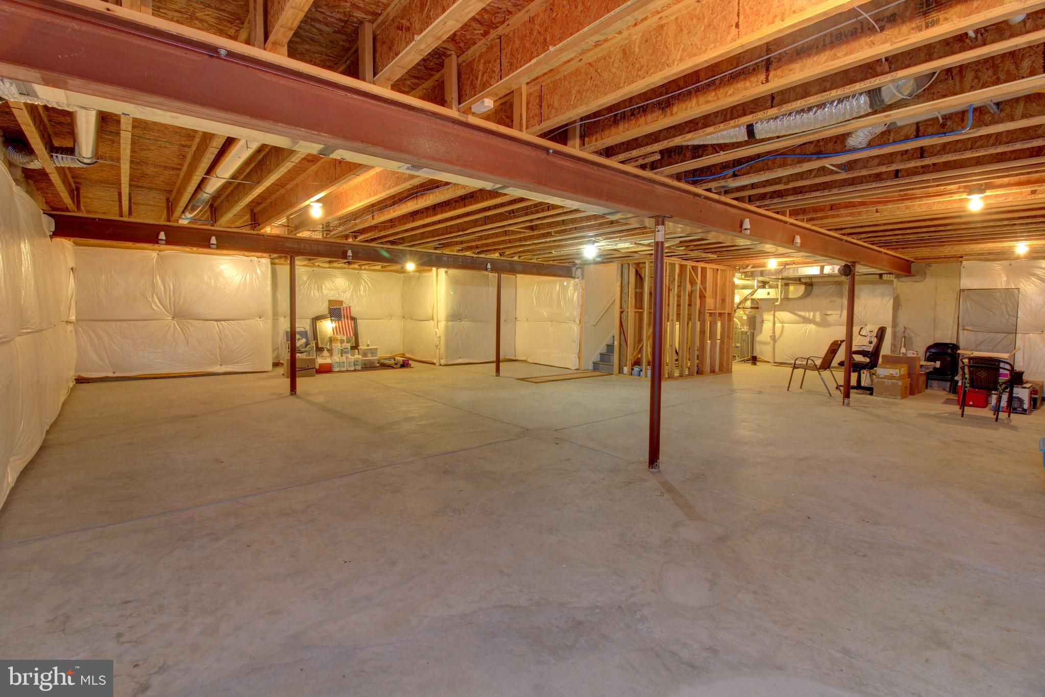 916 Augustine Drive Culpeper, VA 22701 - Photo 44 of 69 Huge basement with high ceilings