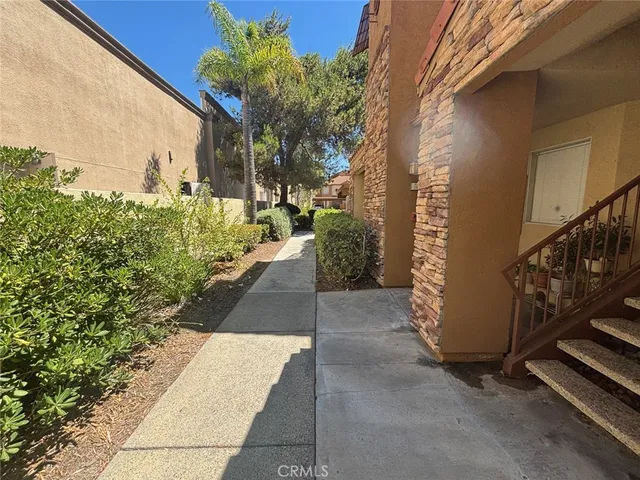 a view of path along with trees