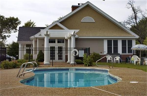 200 Chickering Road, Unit 306B North Andover, MA 01845 - Photo 23 of 30 a view of a house with swimming pool and porch