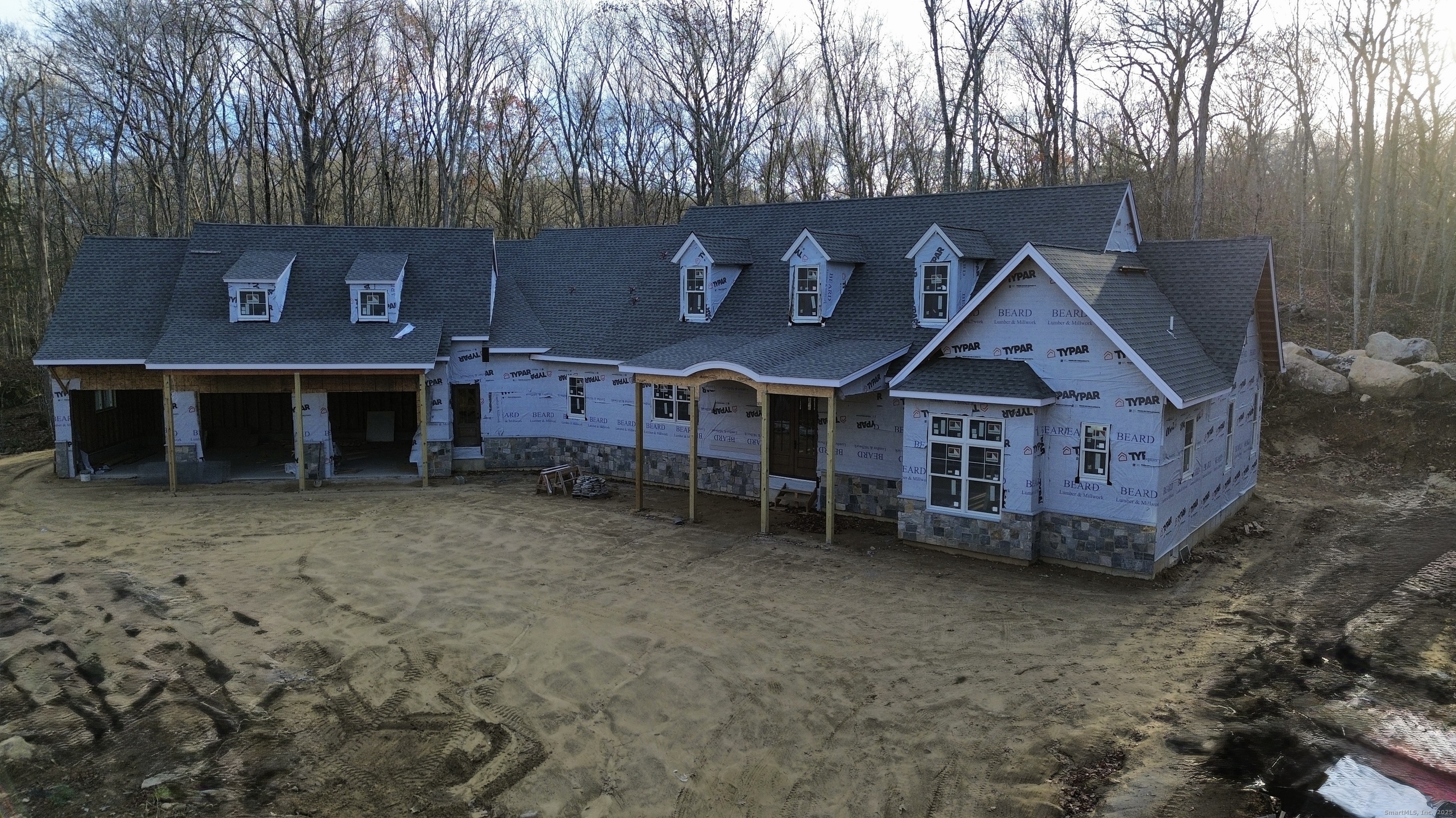 41 Whippoorwill Road Old Lyme, CT 06371 - Photo 2 of 5 an aerial view of a house