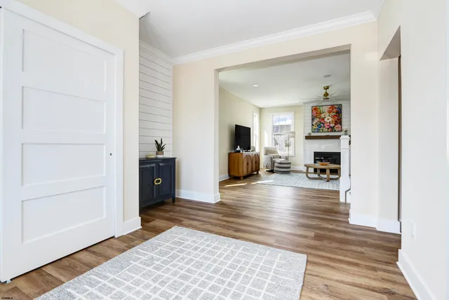 a view of a living room