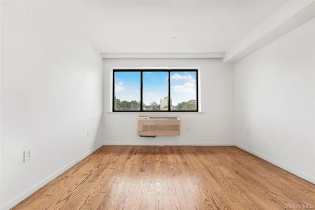 a front view of a building with glass door