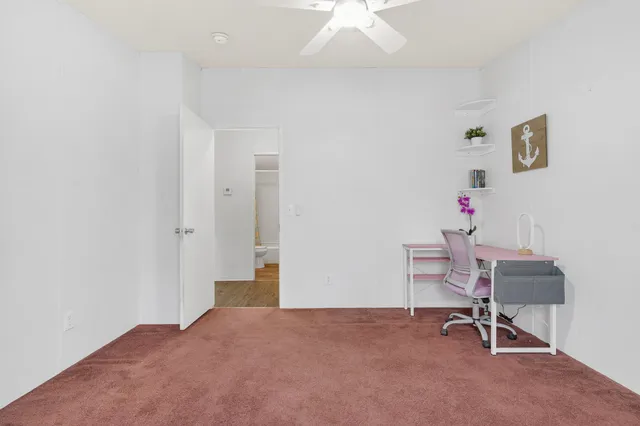 a workspace room with a workspace