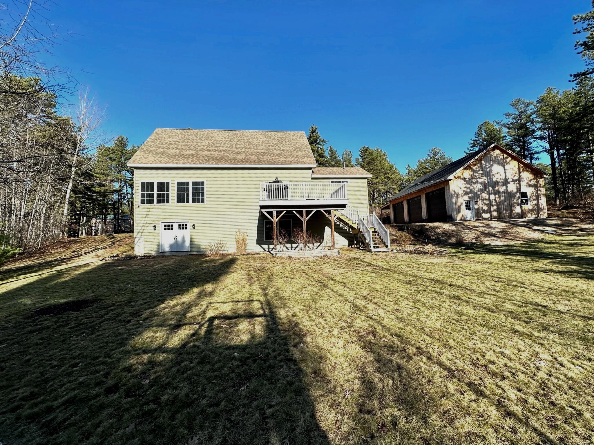 126 Poverty Pond Road West Newfield, ME 04095 - Photo 10 of 67 Back view of home!