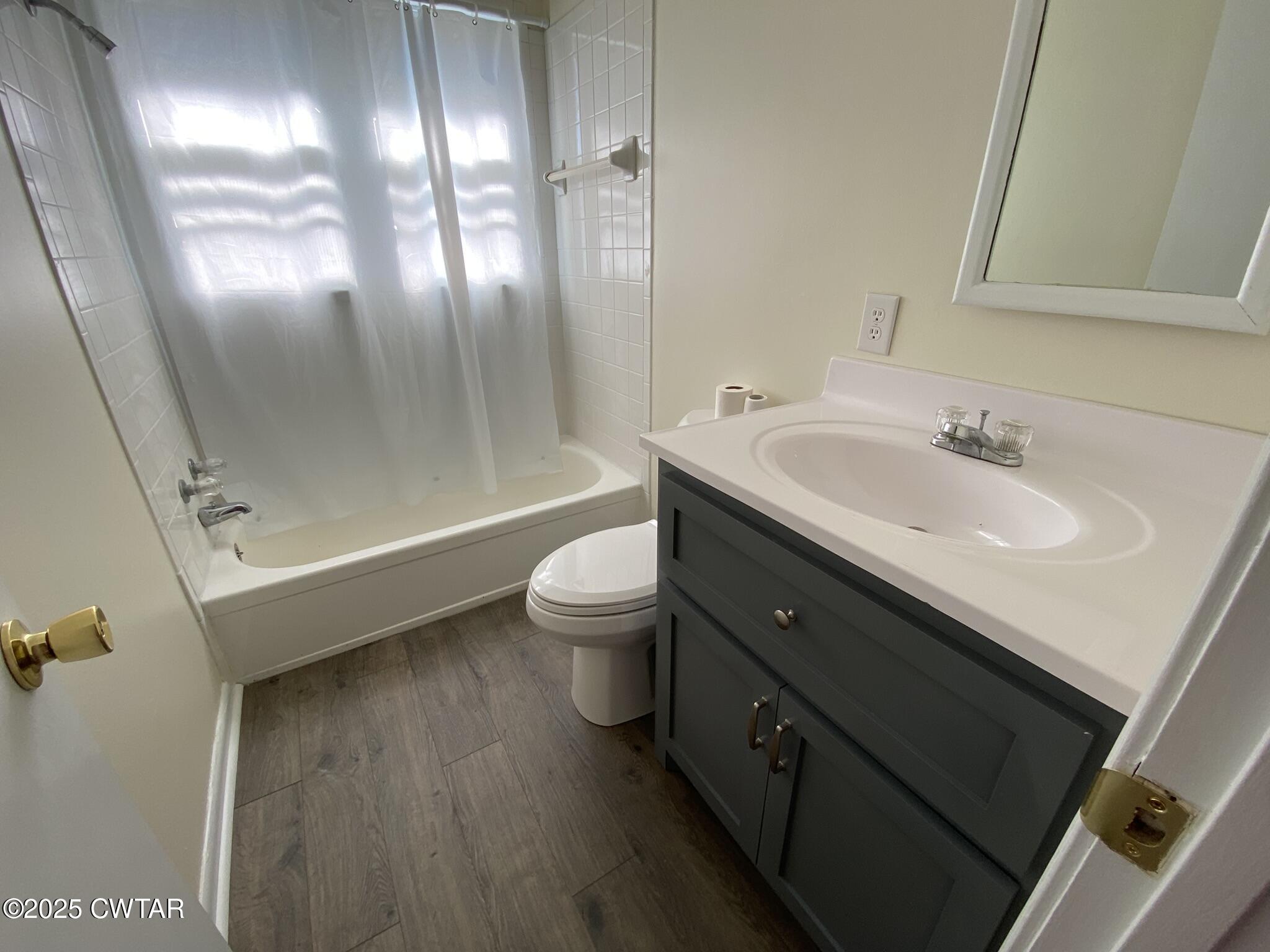 437 East 2nd Street Henderson, TN 38340 - Photo 9 of 16 a bathroom with a double vanity sink toilet and shower