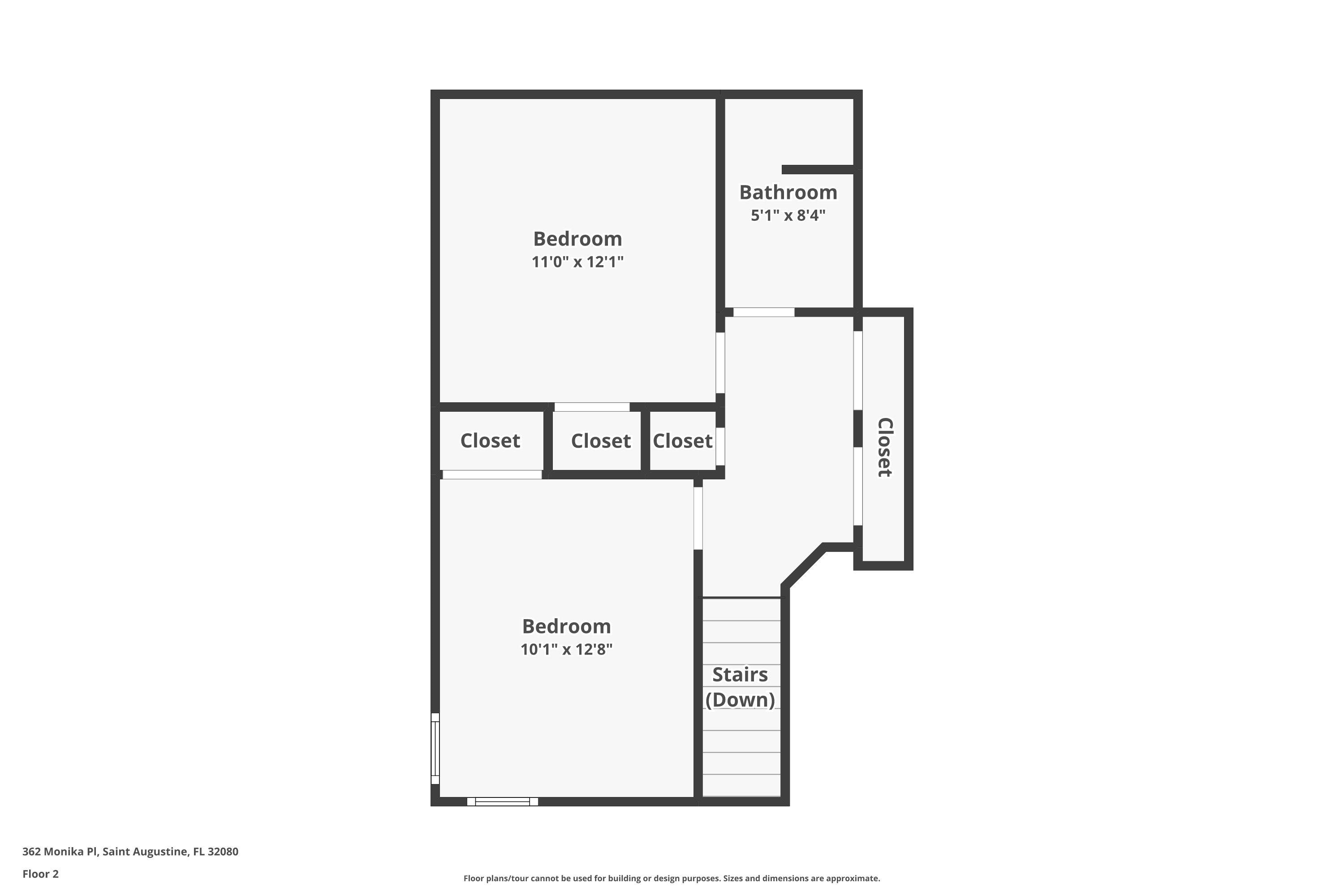 362 Monika Place St. Augustine, FL 32080 - Photo 44 of 44 a picture of a floor plan