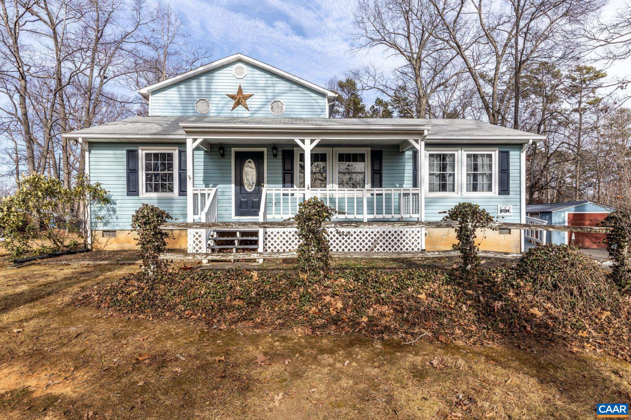 987 Matthew Mill Road Ruckersville, VA 22968 - Photo 44 of 63 a front view of a house with yard