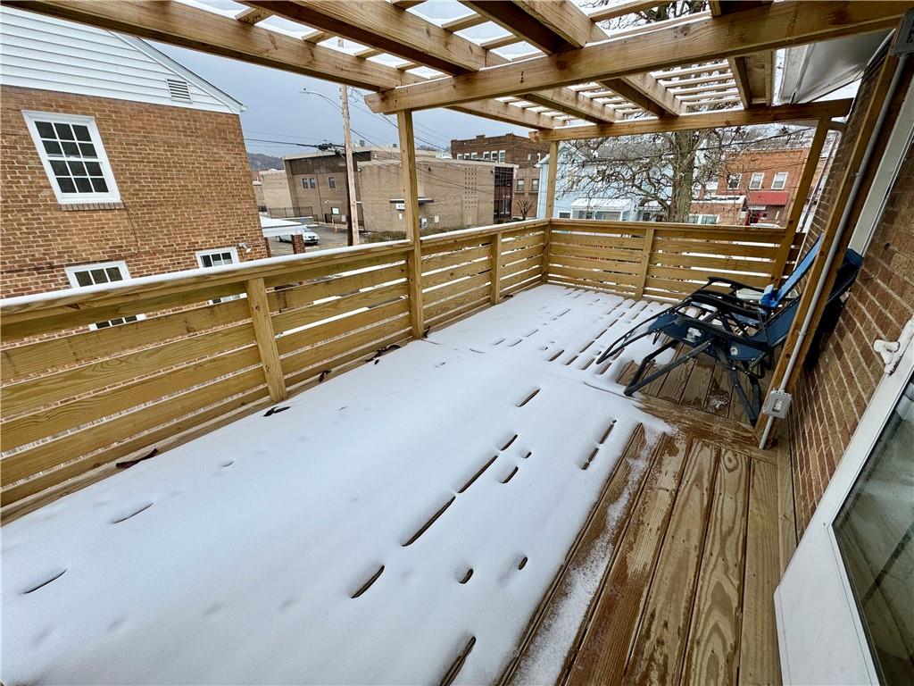 309 North 3rd Street Apollo, PA 15613 - Photo 43 of 43 Upper level deck with pergola (new)