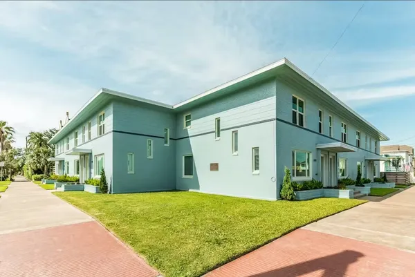 a backyard of a house