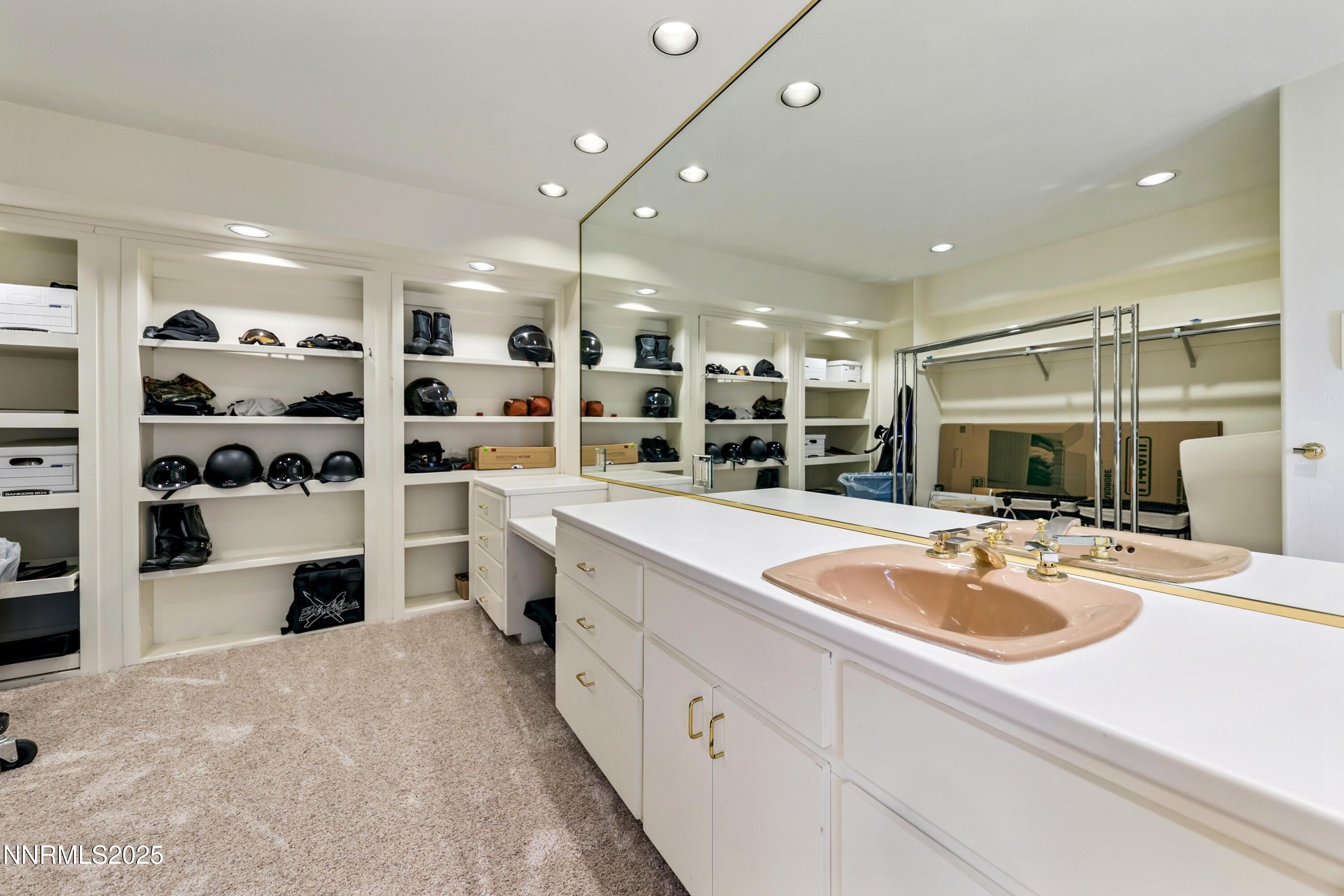 130 Granite Crest Drive Stateline, NV 89449 - Photo 52 of 85 a large kitchen with stainless steel appliances a large counter top a stove and a sink