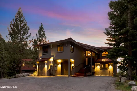 a view of a building with a street