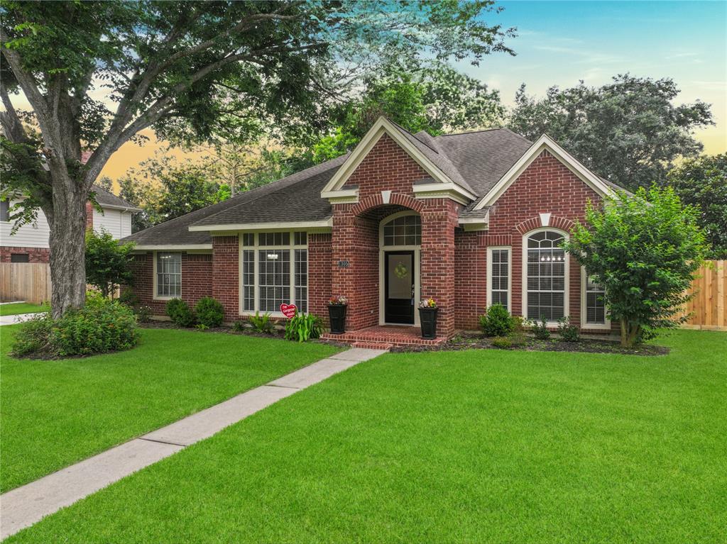 Welcome to 1305 Beechwood Drive in The Pines of Wilderness Trails! This single-story 4 4-bedroom home features a traditional red brick elevation, an extended gated driveway with bonus parking space, and is just a short walk from Friendswood High School.