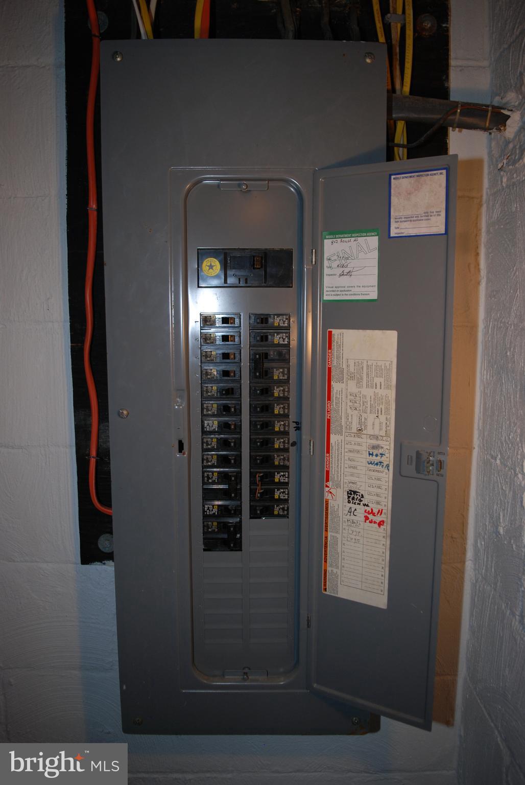 852 Benge Road Hockessin, DE 19707 - Photo 30 of 33 Electric Service Panel