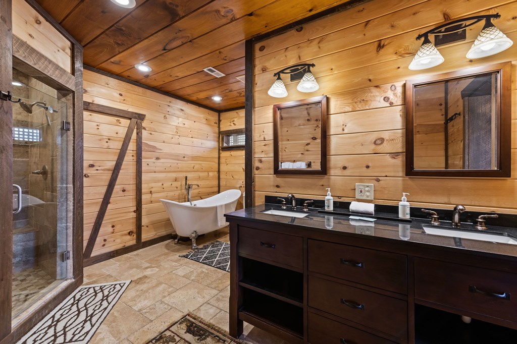 31 Hope Drive Blue Ridge, GA 30513 - Photo 53 of 80 a bathroom with a toilet sink and mirror