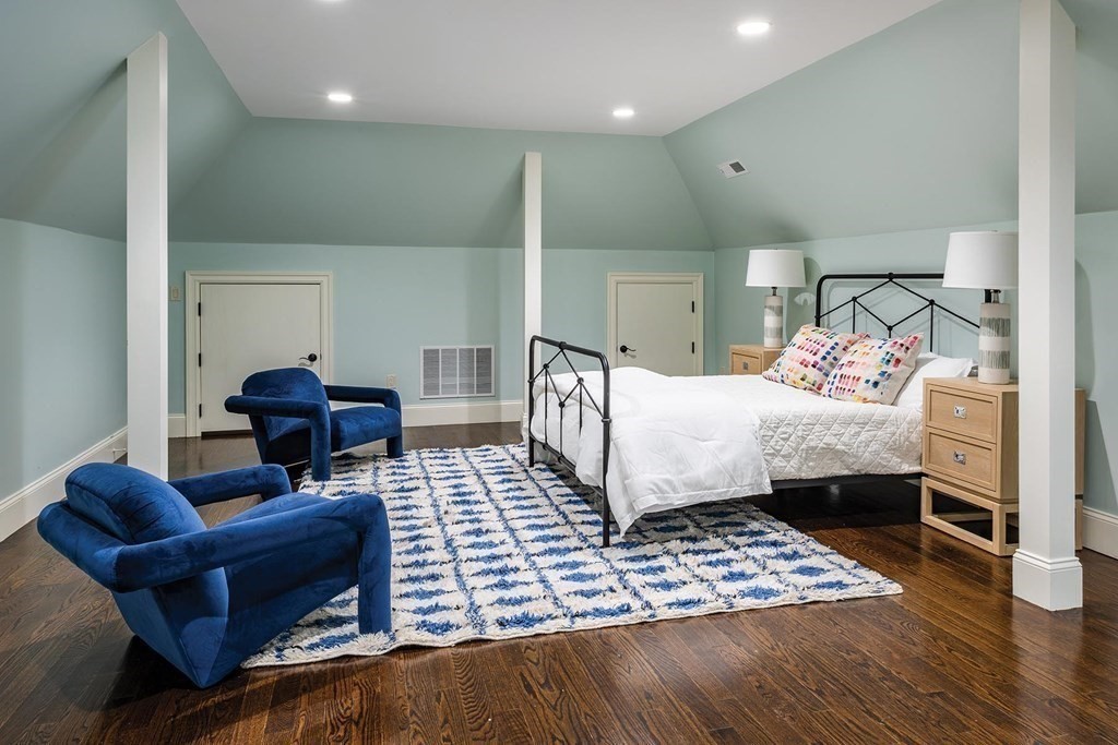 132 Hammond Street Newton, MA 02467 - Photo 13 of 17 a bedroom with furniture and wooden floor