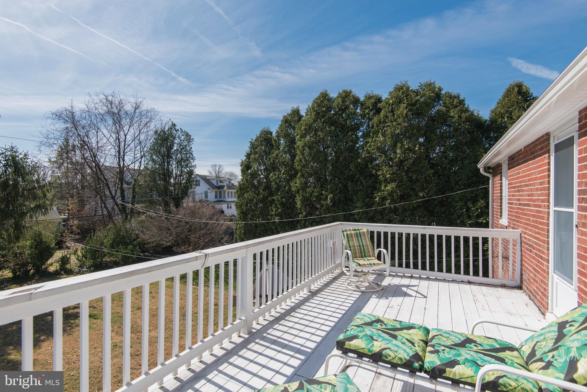 9 Fairfield Road Havertown, PA 19083 - Photo 26 of 31 a view of a wooden roof deck