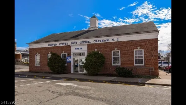 a front view of a building