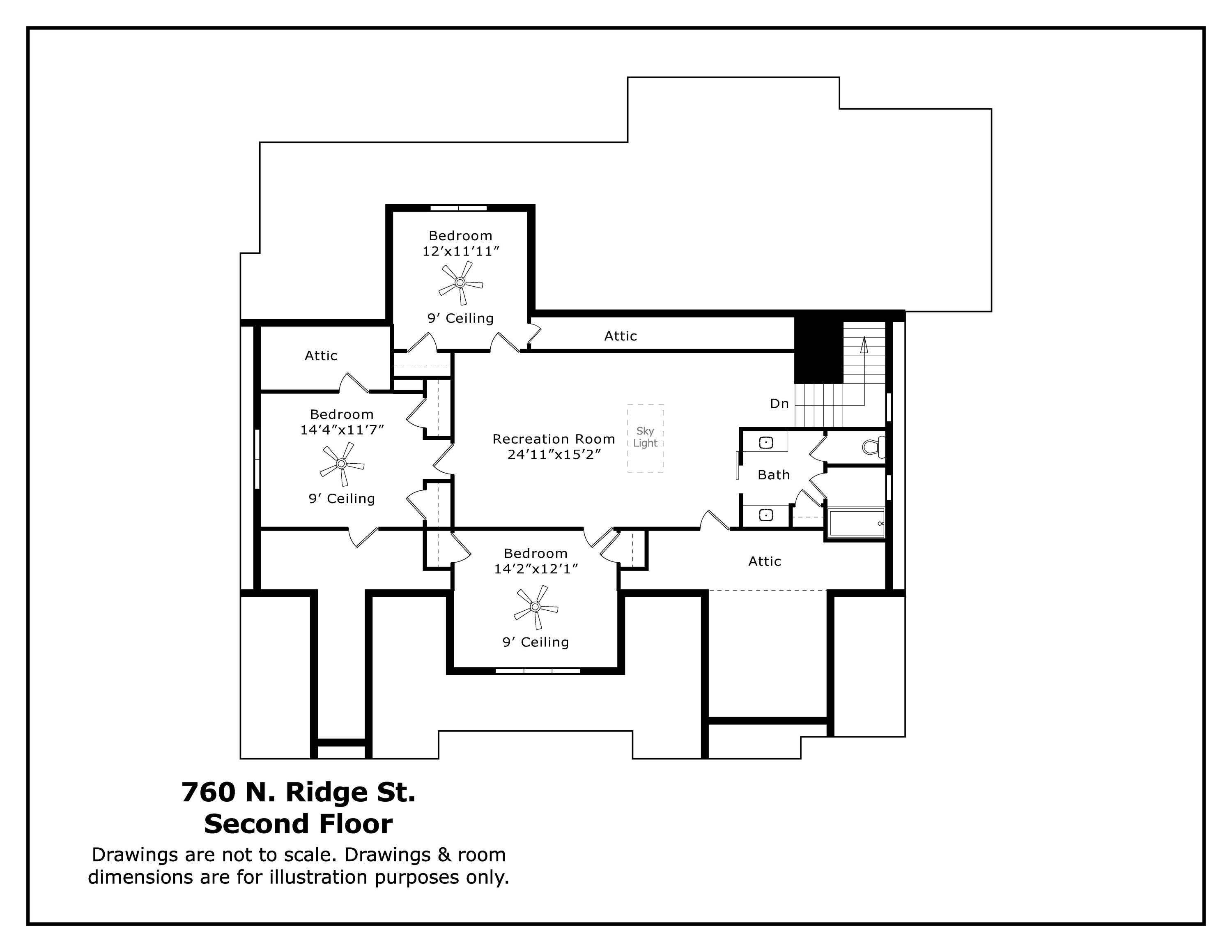 760 North Ridge Street Southern Pines, NC 28387 - Photo 54 of 56 760 N. Ridge St._Second Floor