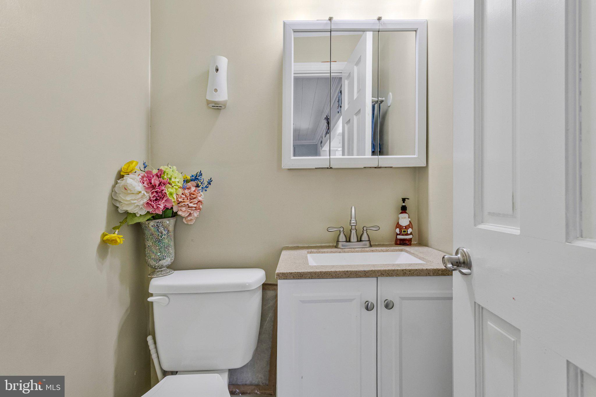 4103 Port Tobacco Road Nanjemoy, MD 20662 - Photo 6 of 19 a bathroom with a sink mirror vanity and toilet