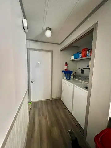 a room with storage and utility