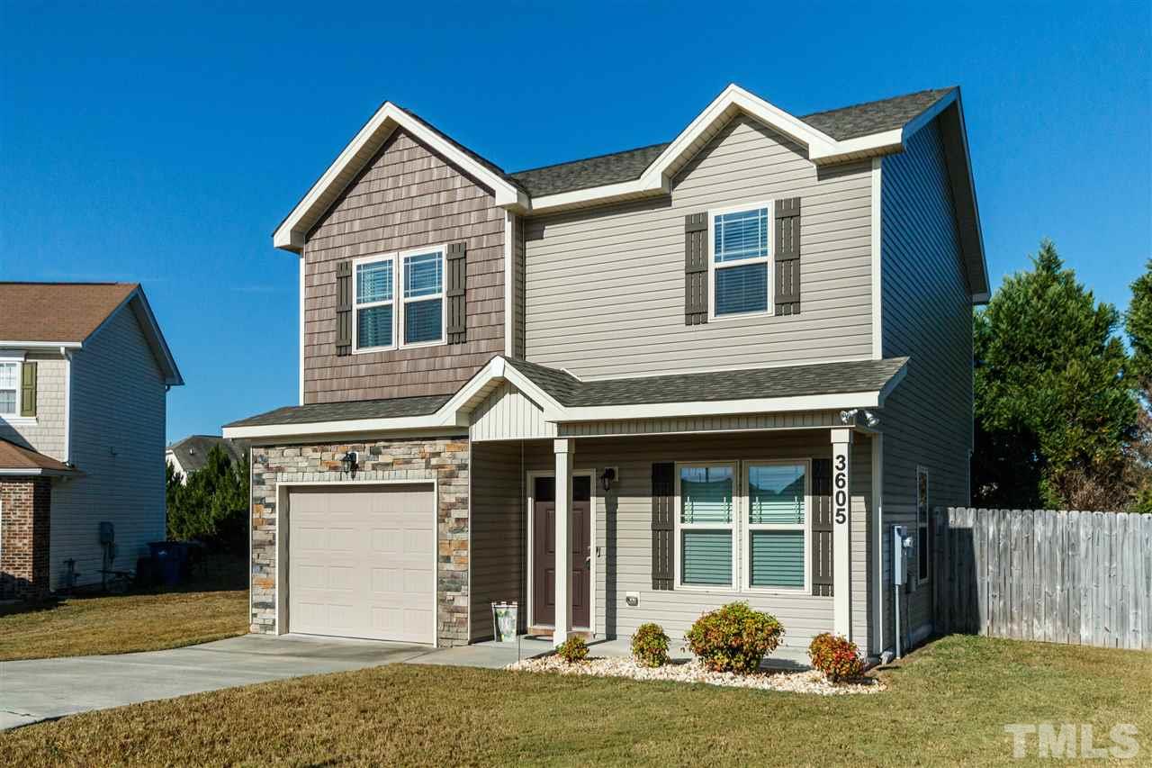 3605 Corydon Court Raleigh, NC 27610 - Photo 1 of 30 Beautiful exterior with stone garage and cedar shake accent. Quiet cul-de-sac lot.