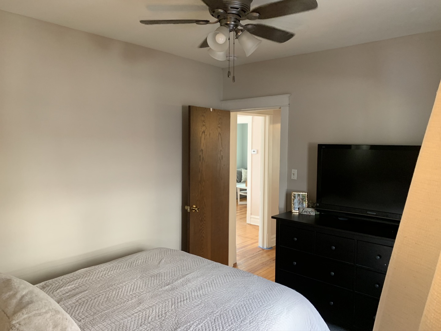 1908 Evergreen Road Homewood, IL 60430 - Photo 15 of 21 a bedroom with a bed and a flat screen tv