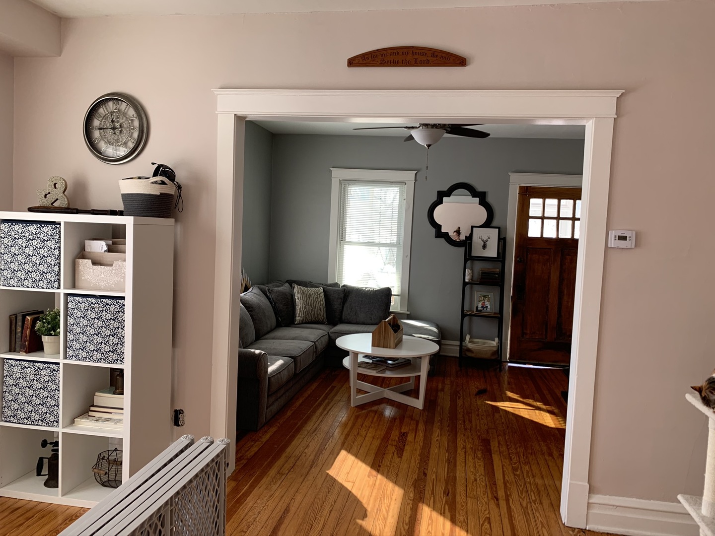 1908 Evergreen Road Homewood, IL 60430 - Photo 8 of 21 a living room with furniture and a clock