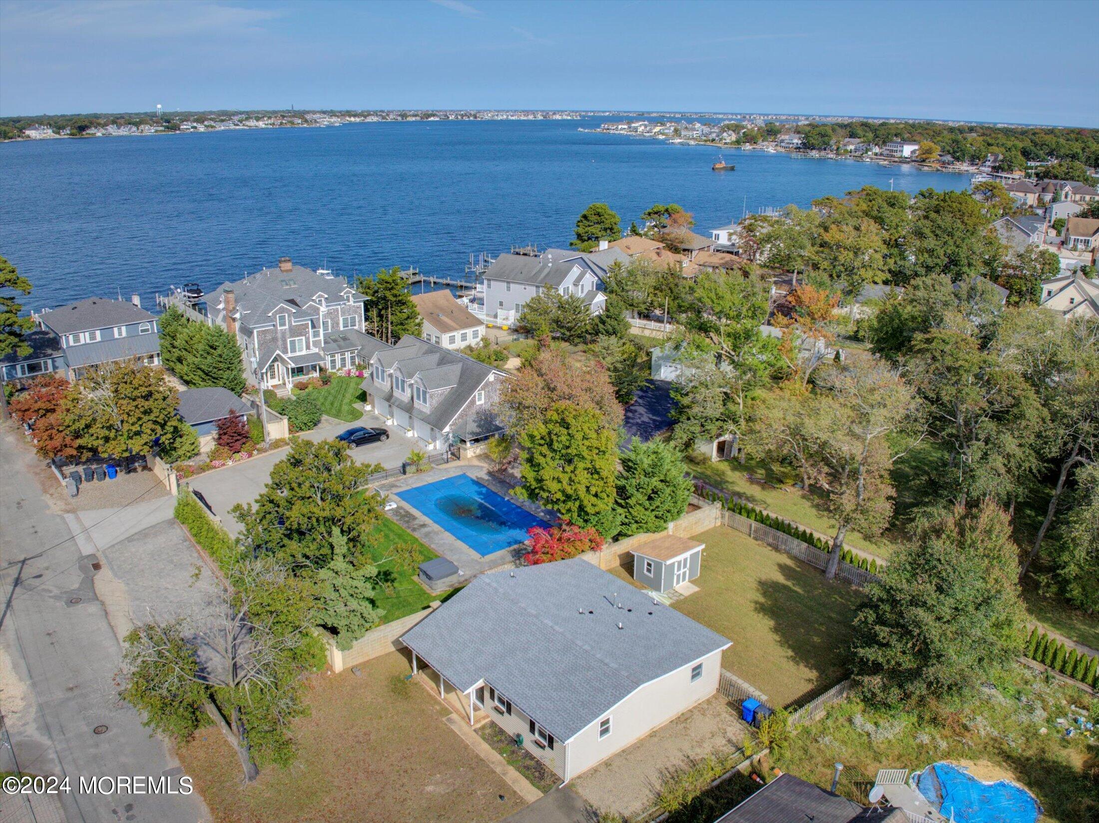 25 Hulse Landing Road Brick, NJ 08723 - Photo 27 of 28 an aerial view of a house with a lake view