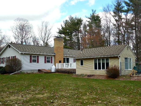 20 Farrington Road Barre, MA 01005 - Photo 23 of 28 a front view of house with yard and green space