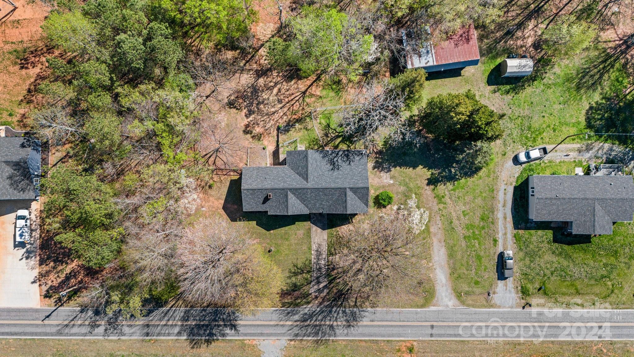1820 Baber Road, Unit 4 Rutherfordton, NC 28139 - Photo 26 of 28 an aerial view of residential house with outdoor space