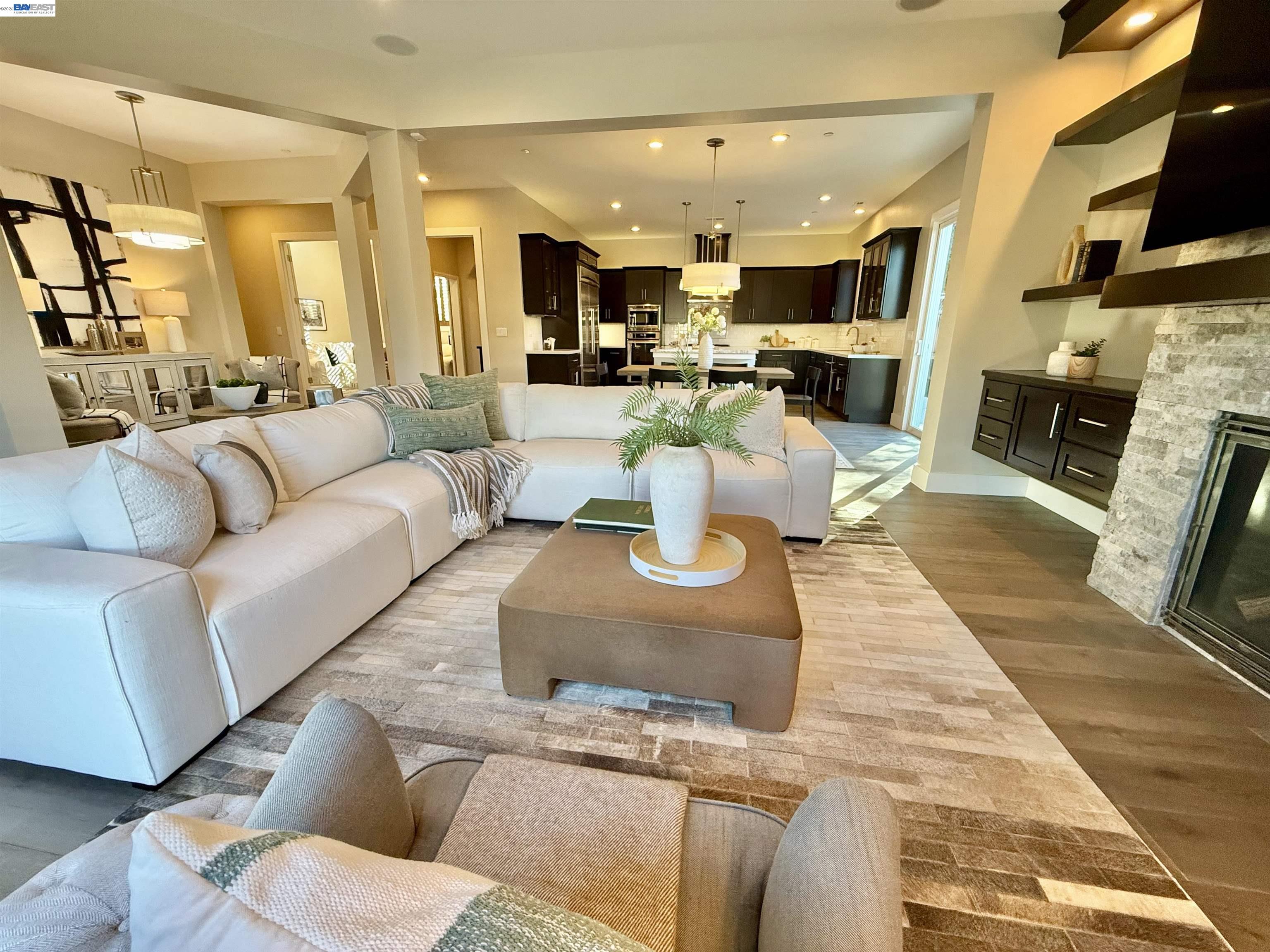 1500 Arroyo Road Livermore, CA 94550 - Photo 8 of 58 a living room with fireplace furniture and a fireplace