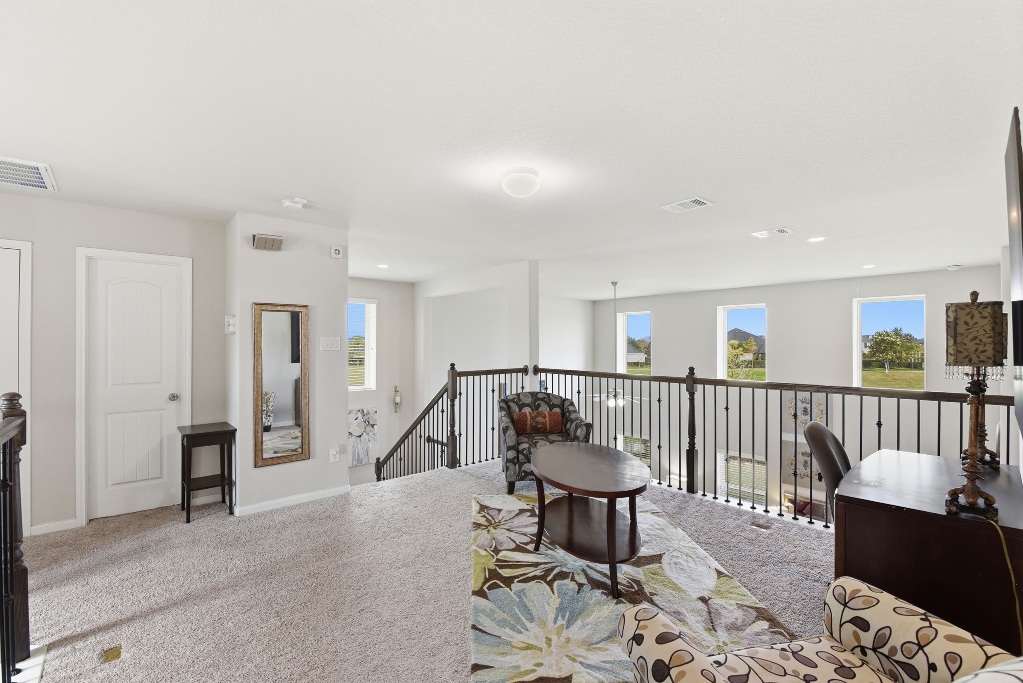 1502 City Lake Place Houston, TX 77047 - Photo 21 of 36 a living room with furniture and a wooden floor