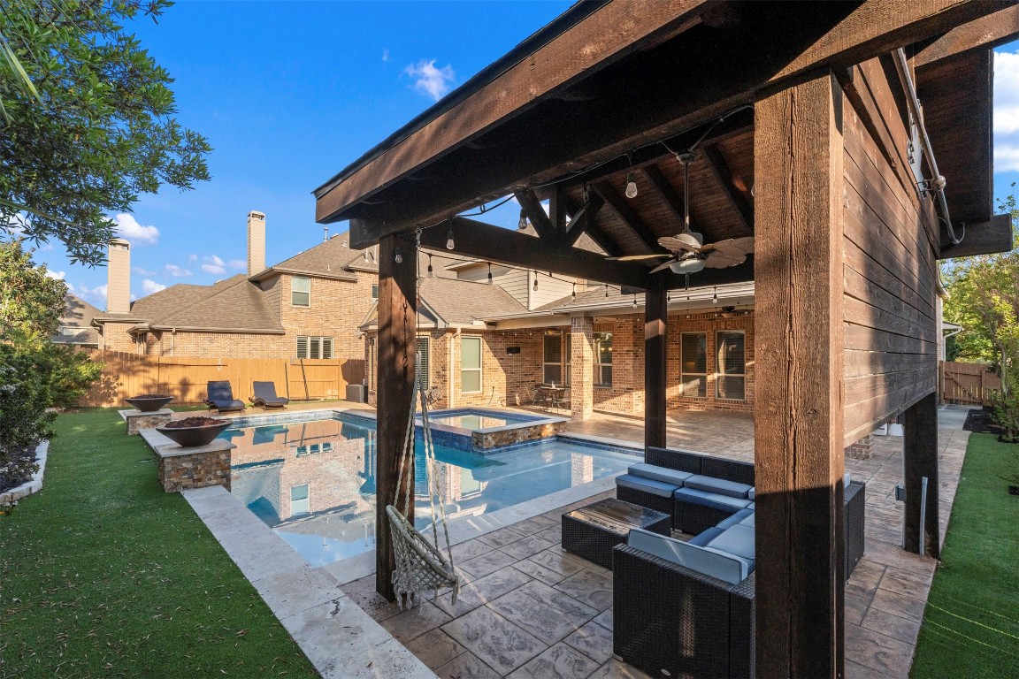 28507 Rose Vervain Drive Spring, TX 77386 - Photo 44 of 50 Maintenance free artificial turf.