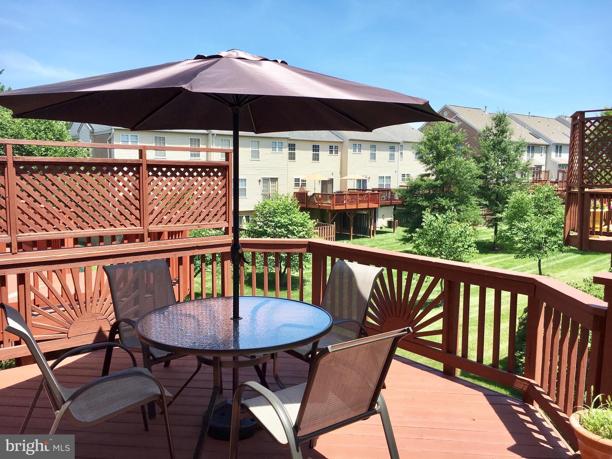 14205 Plum Run Way Silver Spring, MD 20906 - Photo 13 of 29 Relax on the quiet deck overlooking green space