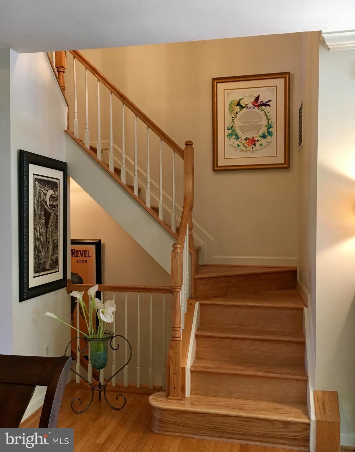 14205 Plum Run Way Silver Spring, MD 20906 - Photo 15 of 29 Hardwood stairs!