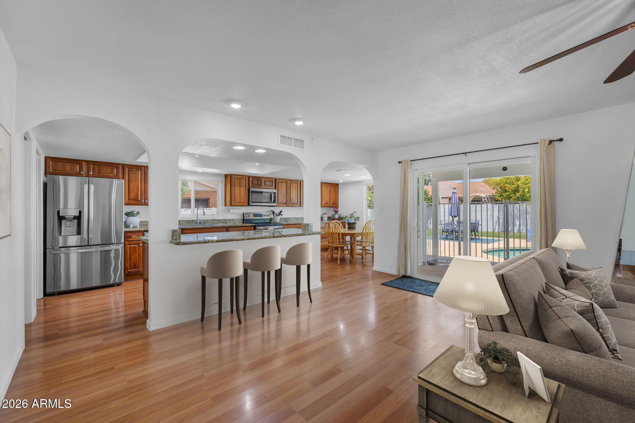 4910 East Presidio Road Scottsdale, AZ 85254 - Photo 14 of 57 Virtually Staged. Bar Seating