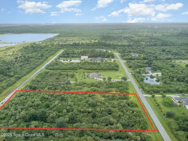 a view of a yard with an umbrella