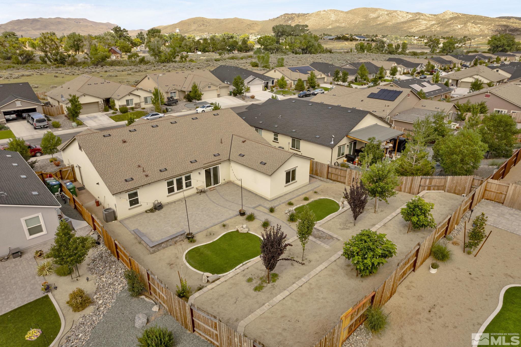6508 Copper Mountain Drive Carson City, NV 89701 - Photo 22 of 40 an aerial view of a house with a lake view