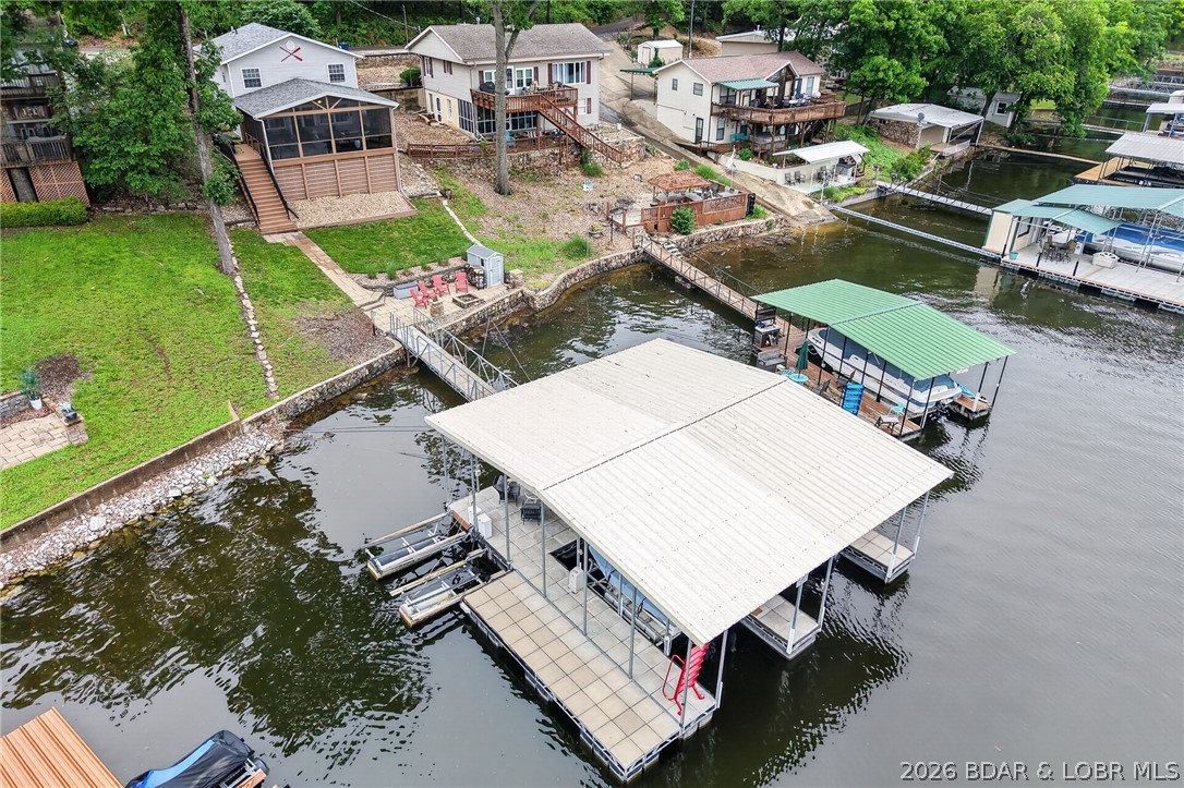 27523 Shorty Road Barnett, MO 65011 - Photo 38 of 60 Aerial lakeside view