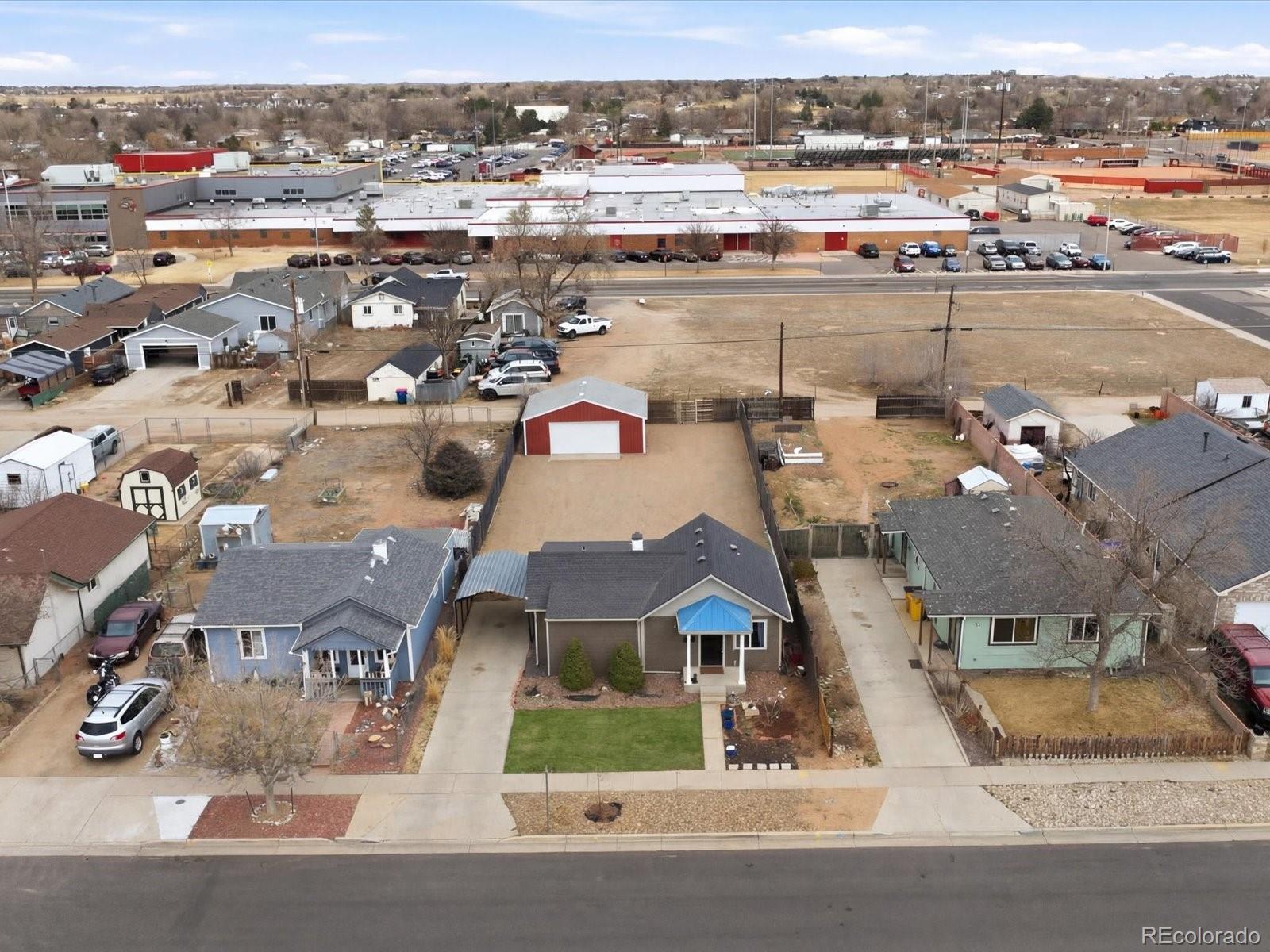360 South 7th Avenue Brighton, CO 80601 - Photo 36 of 43 an aerial view of a house