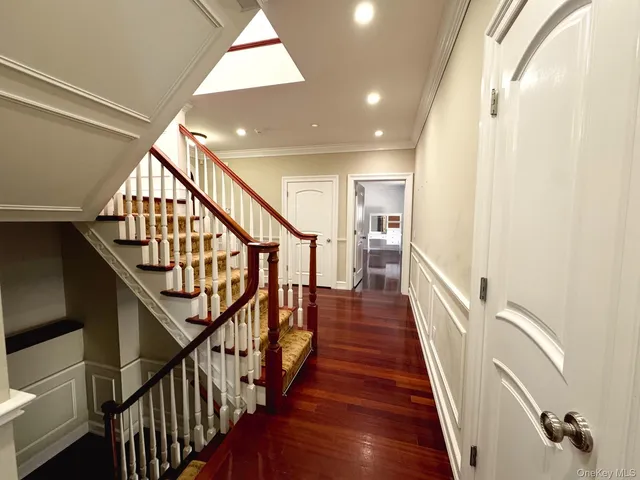 a view of a door of the house