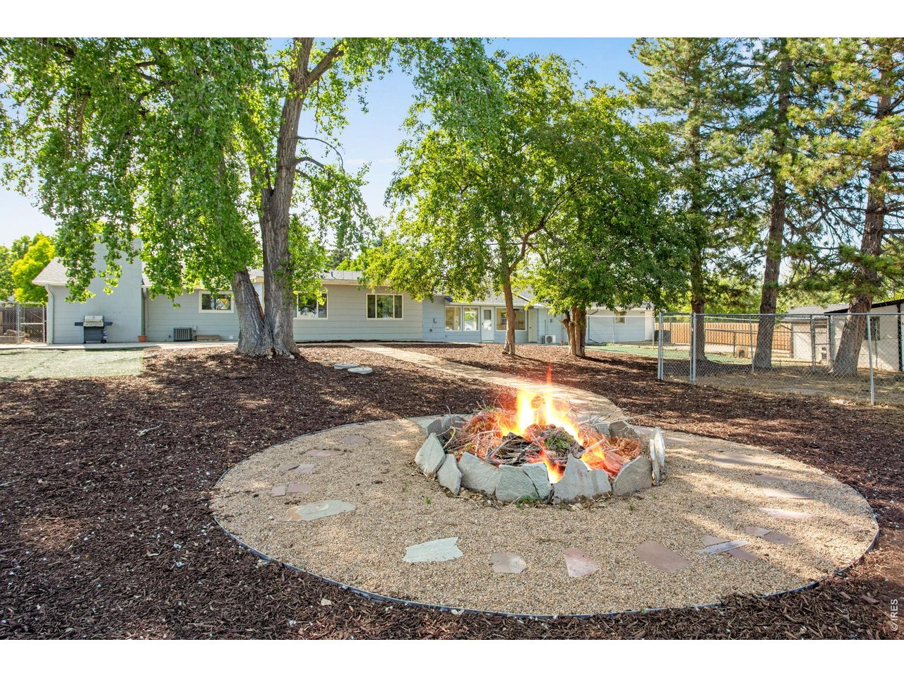 5416 South Timberline Road Fort Collins, CO 80528 - Photo 7 of 50 Backyard firepit