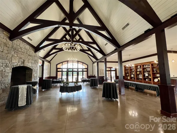 a view of a living room with furniture