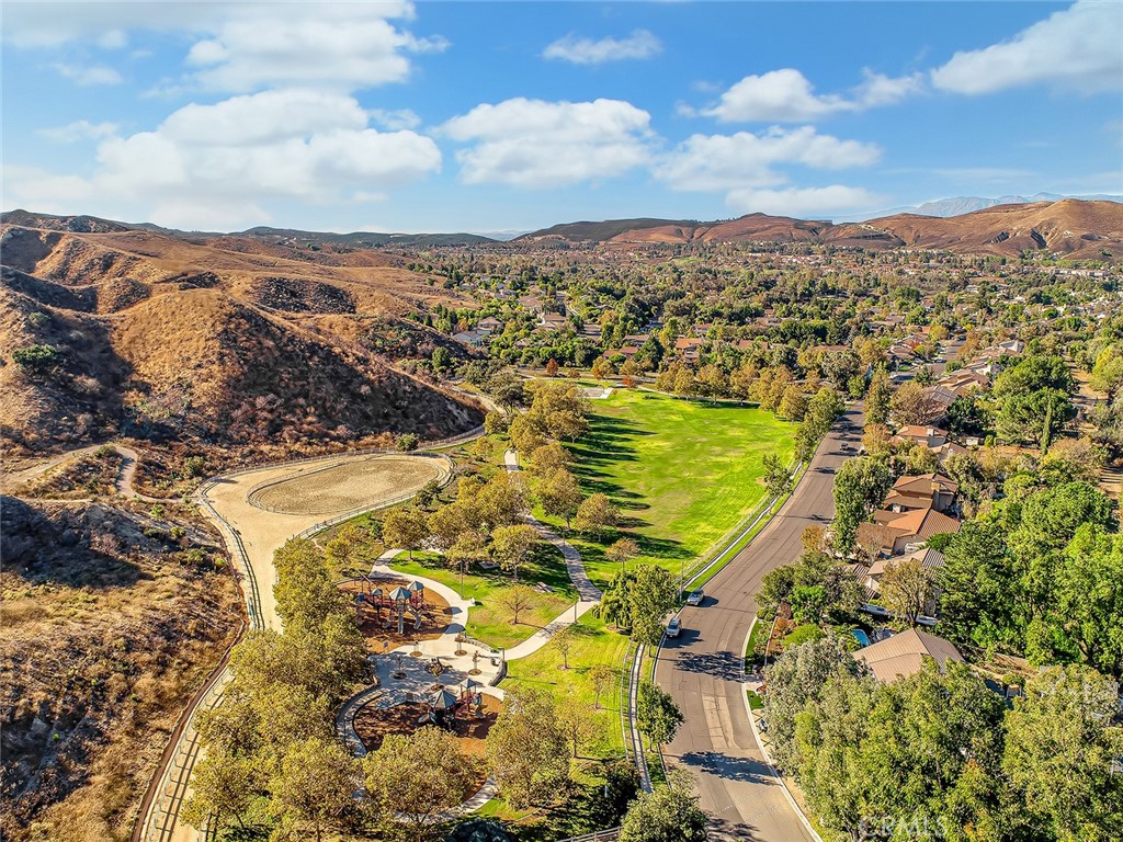 377 Oldstone Court Simi Valley, CA 93065 - Photo 43 of 44 an aerial view of residential houses with outdoor space