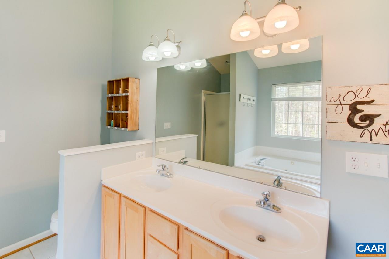 1319 Troy Road Troy, VA 22974 - Photo 30 of 41 a bathroom with a sink a light fixture and a mirror
