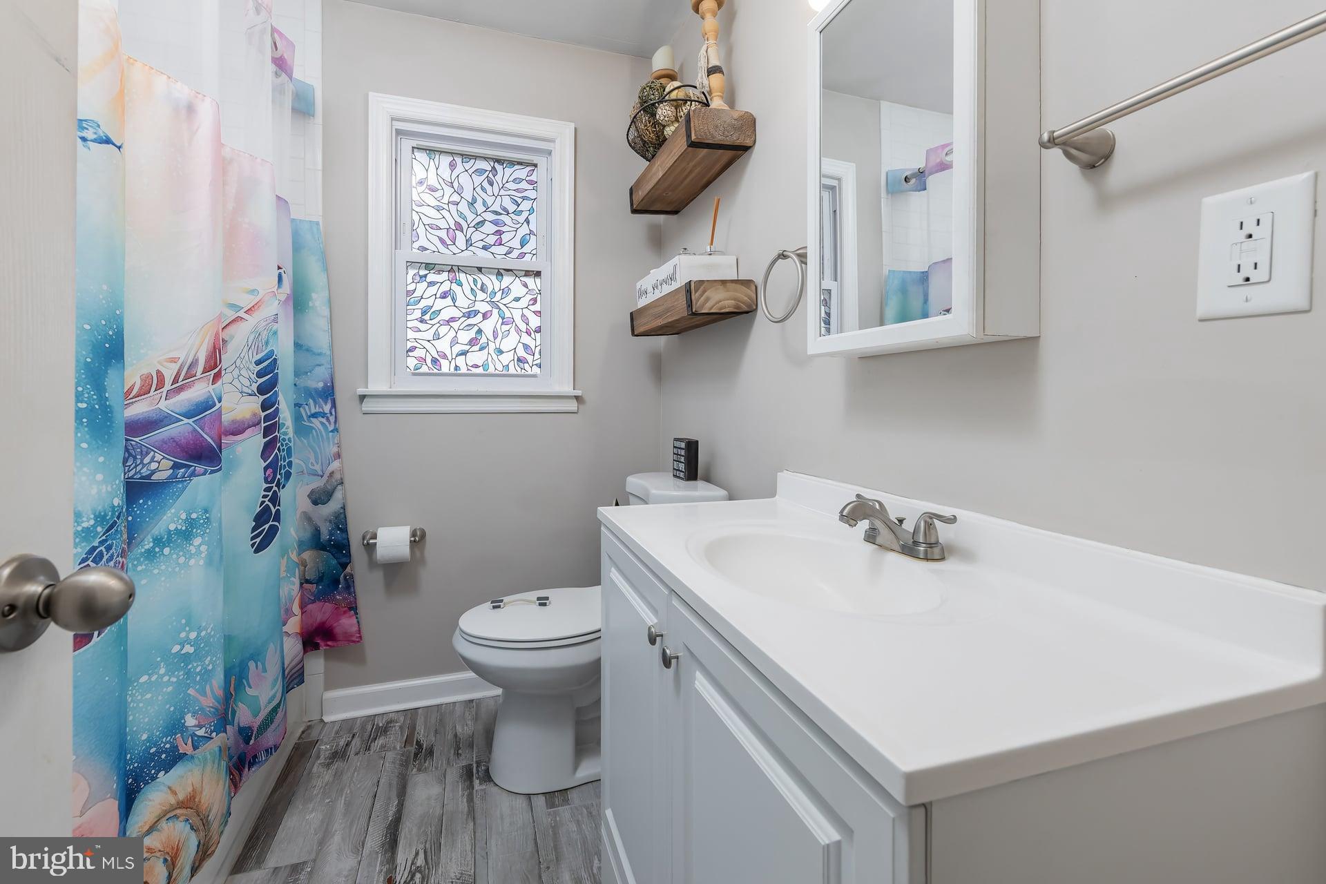 427 Birch Drive Mickleton, NJ 08056 - Photo 14 of 26 a bathroom with a sink toilet and a mirror
